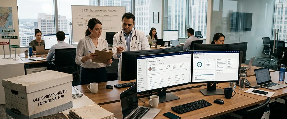 Patient Follow-Up Reduction CRM Case Study Dynamics 365 CRM case study showing reduced patient follow-up time through workflow automation and dashboard management