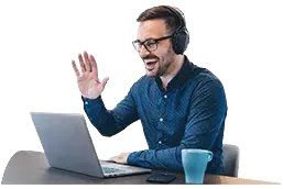 Discuss Your Software Project Technology expert discussing custom software development solutions