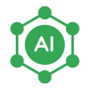 Snowflake AI Readiness Icon Green AI and data readiness icon representing Snowflake AI integration and data foundation services.
