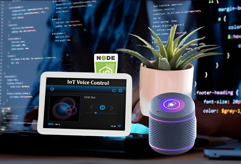 Voice Controlled IoT Devices with Node