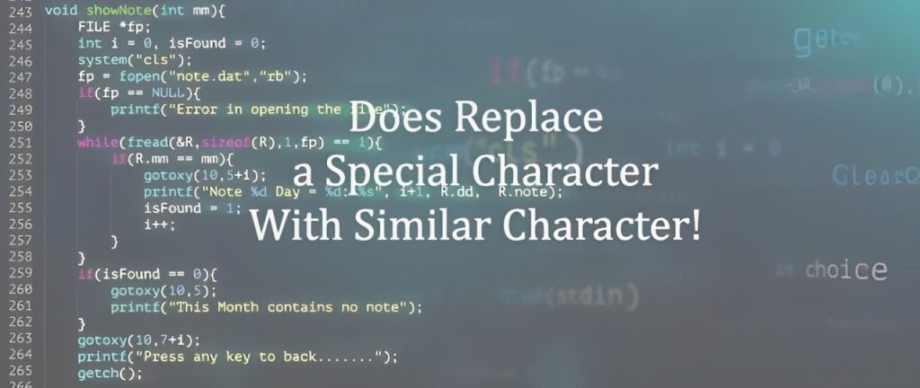 special-character