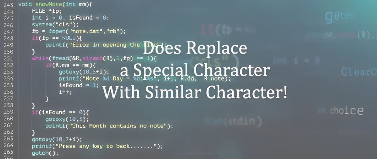 how-to-replace-special-characters-with-similar-character