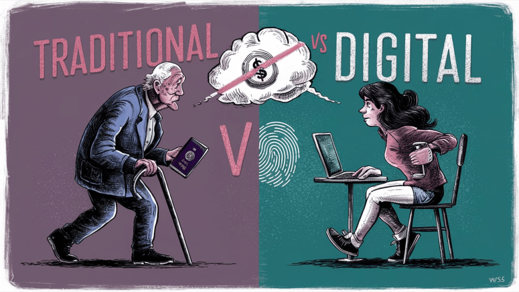 Traditional VS Digital Identity 1