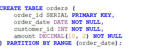 Create the Parent Table