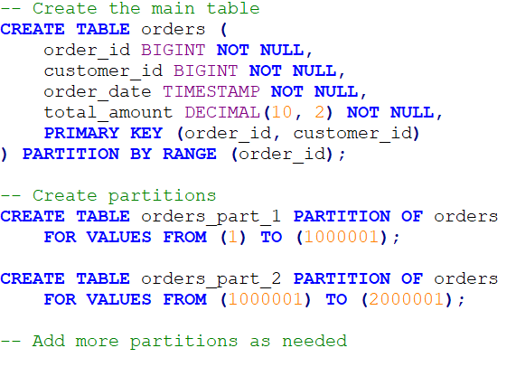 Database Schema Setup