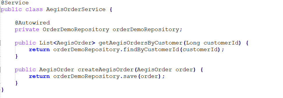 Order Service Implementation