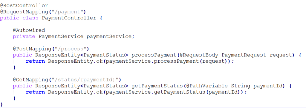 Implement Payment Processing Endpoints