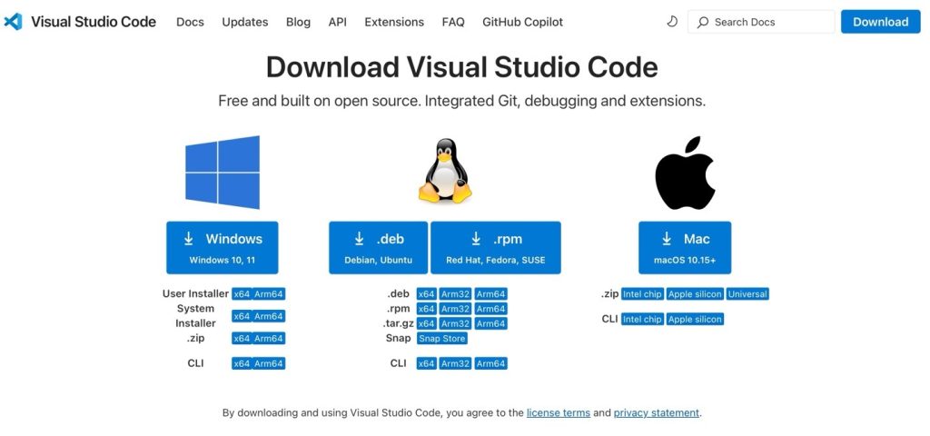 Download Visual Studio Code