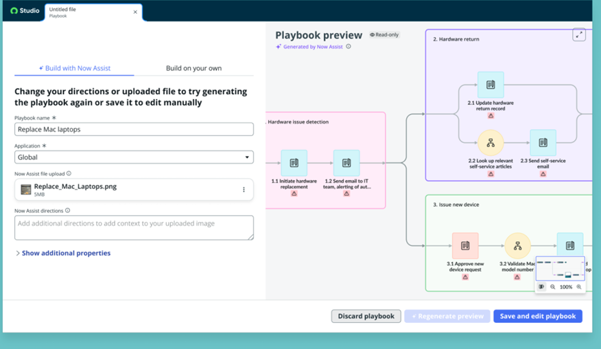 Playbook Generation