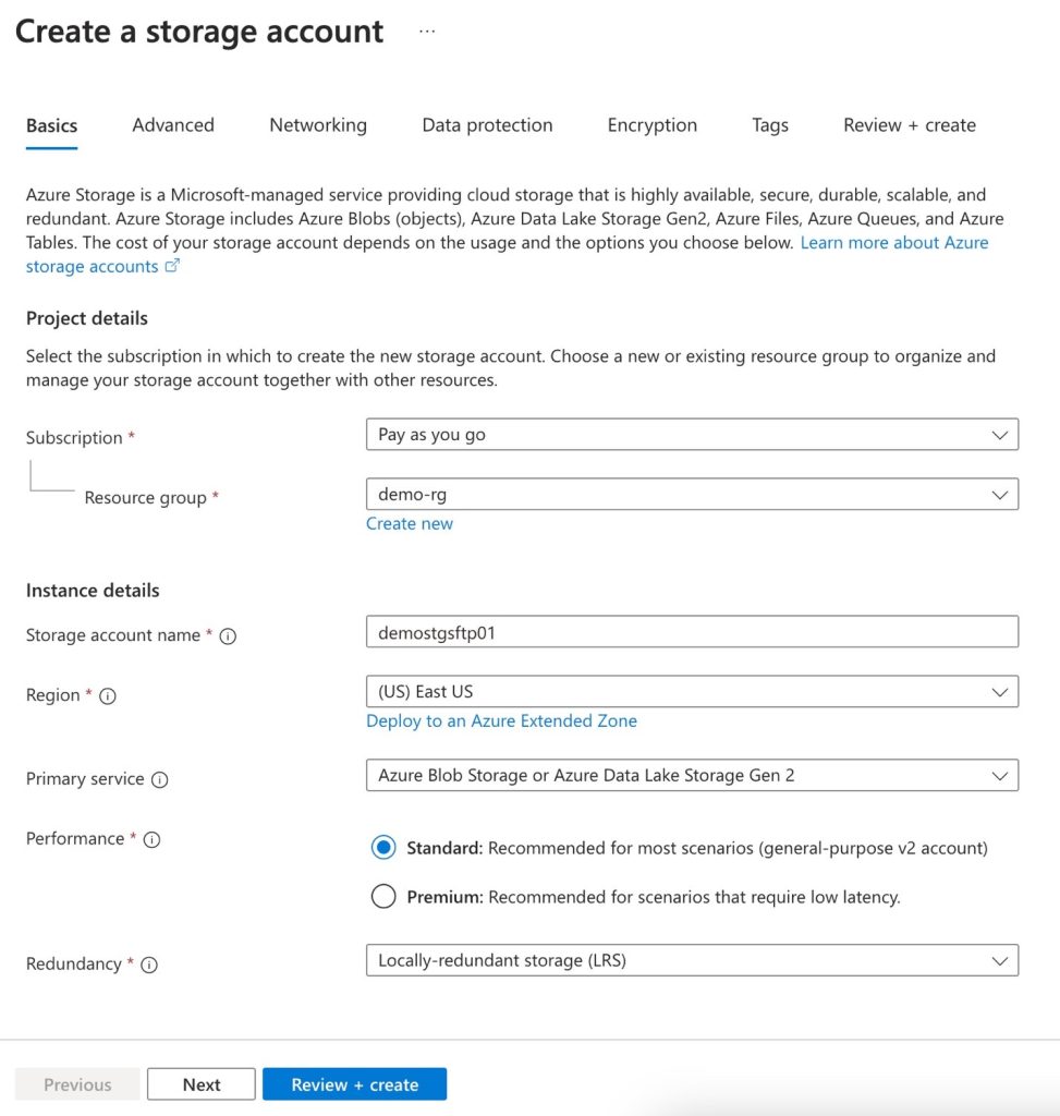 Primary Service as Azure Data Lake Analytics