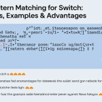 Java Pattern Matching for Switch