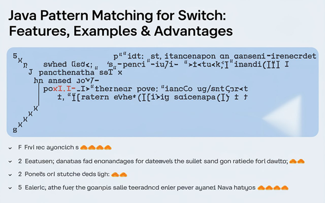 Java Pattern Matching for Switch