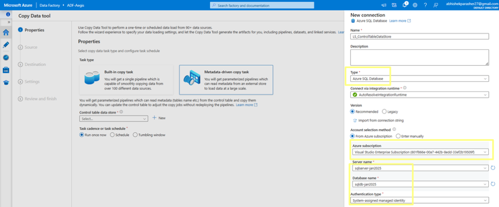 SQL Server and DB as Prerequisite