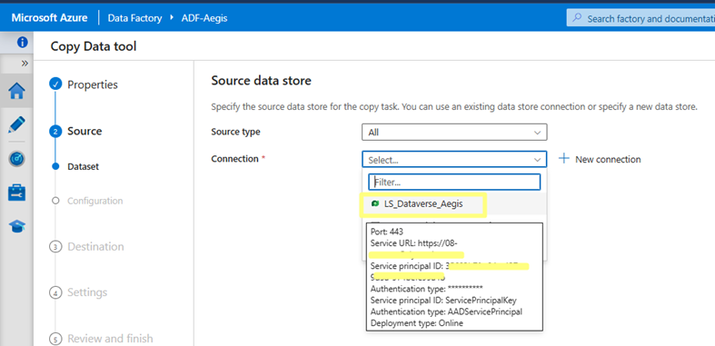 Specify Data Source