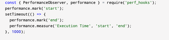 Node.js Performance Hooks