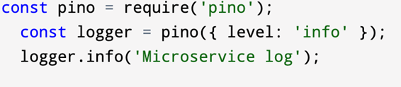 Logging with Pino