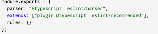 ESLint with TypeScript