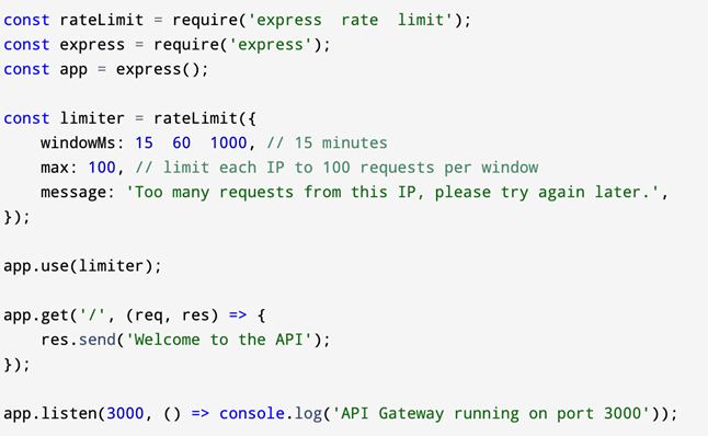 Implementing Rate Limiting