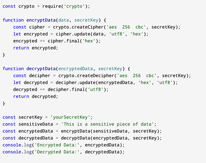 Encryption for Sensitive Data