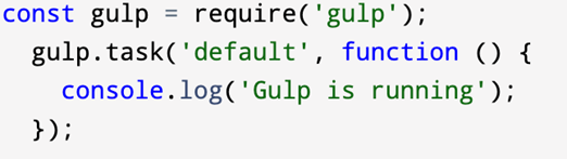 Create gulpfile.js