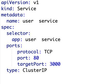 Deployment and  Service YAML